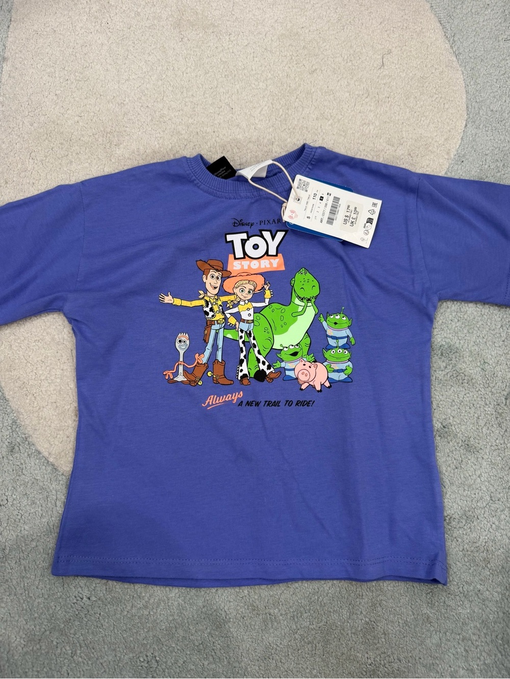 Zara Toddler Toy Story Graphic T-Shirt NWT size 5